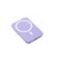 Ασύρματο power bank MagSafe, 10000mAh, PD22,5W, ABS, μωβ
