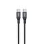 Dudao L3CC laidas USB-C – USB-C, 60W, 2 m – juodas