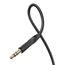 Borofone BL16 laidas, 3,5 mm jack į 3,5 mm jack, 1 m – juoda