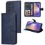 Magnet Schutzhülle für Samsung Galaxy A55 - Leder Wallet Case mit Kartenfach und Standfunktion - Blau