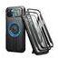 Dexnor MagSafe 360 Kickstand Camprotector etui za iPhone 15, črn