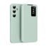 Techsuit SmartView Hülle für Samsung Galaxy S26 FE - Flip Case mit Smart View Fenster - Grün