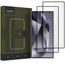 Hofi Pro+ Displayschutz aus gehärtetem Glas, Samsung Galaxy S25 Ultra, 2 stücke, schwarz