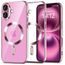 Tech-Protect MagFlex MagSafe iPhone 16, glänzend rosa
