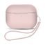 Silikon Hülle für AirPods Pro 1 / 2 mit Handschlaufe, rosa
