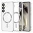 Techsuit Luxury Crystal MagSafe, Samsung Galaxy S25 Plus, srebrn