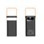 Powerbank 60.000 mAh, 22,5W PD, 4 USB + 2 cabluri, lumini LED, negru