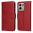 Magnet Schutzhülle für Xiaomi Redmi 17 - Elegante Lederhülle mit Magnetverschluss - Rot