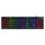 Spēļu tastatūra T-WOLF T20 RGB apgaismojums pilna izmēra USB (EN izkārtojums)