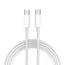 JP Kabel USB-C do USB-C, PD60W, QC 4.0, 3A, 480 Mb/s, bel, 1,2 metra