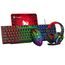 T-WOLF TF810 RGB spēļu komplekts 4-in-1 (tastatūra, pele, austiņas, paliktnis)