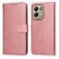 Magnet Schutzhülle für Xiaomi Redmi 17 - Elegantes Leder Case mit Magnetverschluss - Rosa