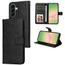 Samsung Galaxy A57 Hoesje - Magnet Case - Leren Portemonnee Hoesje - met Standaard & Kaarthouder - Zwart
