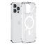 iPhone 14 Plus dėklas – Joyroom Magnetic Defender su MagSafe – skaidrus
