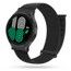 Tech-Protect Nylonarmband für Samsung Galaxy Watch 4 / 5 / 5 Pro / 6 (40 / 42 / 44 / 46 mm), schwarz