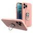Obal Ring Case, Xiaomi Redmi Note 10 5G / Poco M3 Pro, růžový