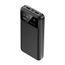Powerbank 20000mAh, 2x USB, s LED svjetlom, crna