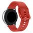 Silikonarmband TYS universal für Smartwatches (22 mm), rot