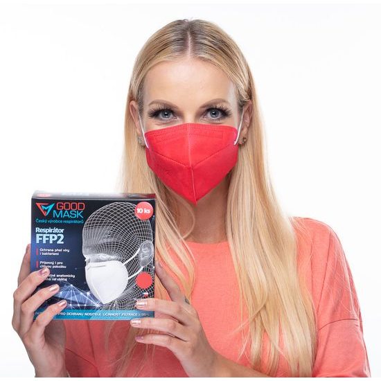 Certifikovaný český respirátor FFP2 GOOD MASK balení 10 ks