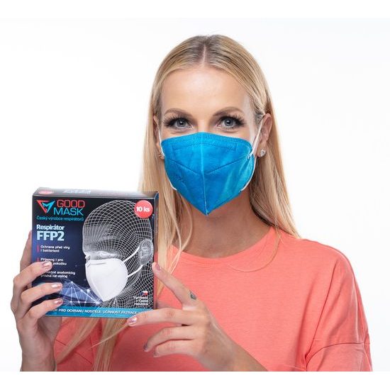 Certifikovaný český respirátor FFP2 GOOD MASK balení 10 ks