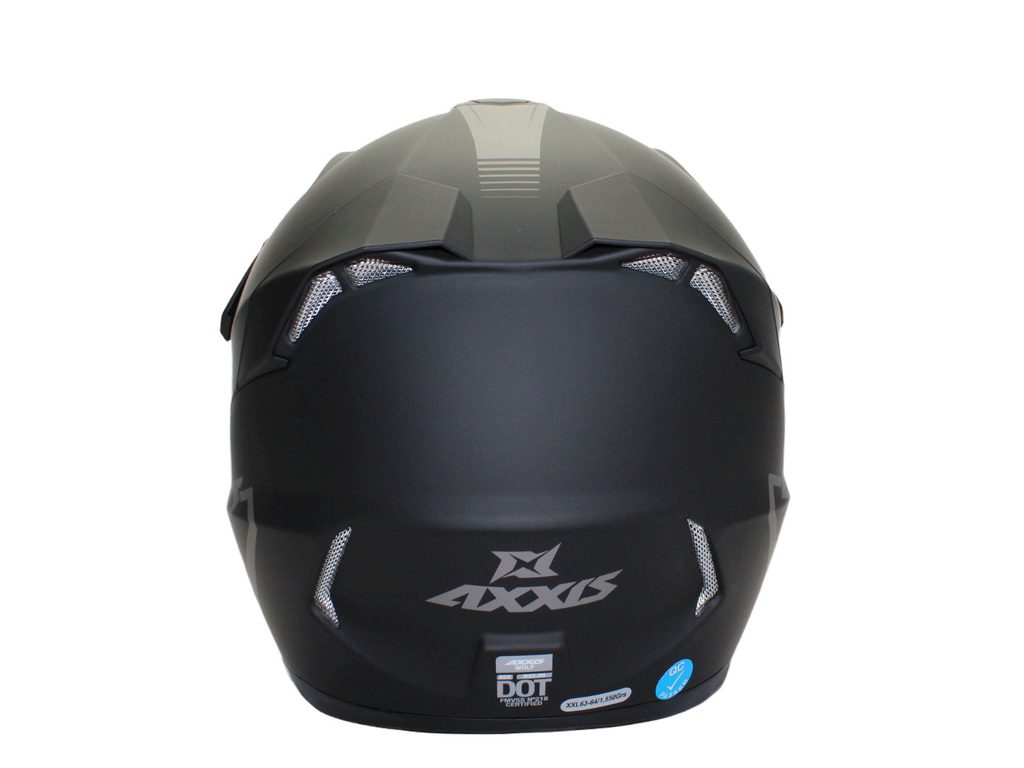 Moto Art - MX helmet AXXIS WOLF ABS solid black matt L - AXXIS - WOLF SOLID  - kacige AXXIS - WOLF Off-road, Off road kacige AXXIS, Kacige AXXIS, Odjeća  i kacige,