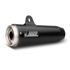 2 SILENCERS KIT MIVV GHIBLI M.012.LGB CERAMIC BLACK / STAINLESS STEEL