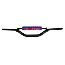 HANDLEBAR ACCOSSATO ALUMINIUM, 28.5 MM CRNI