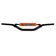 HANDLEBAR ACCOSSATO ALUMINIUM, 28.5 MM CRNI