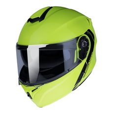 FLIP UP helmet AXXIS STORM SV solid gloss fluor yellow S