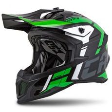 MOTOCROSS HELMET CASSIDA CROSS PRO II CONTRA GREEN/ BLACK/ GREY/ WHITE XS