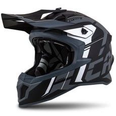 MOTOCROSS HELMET CASSIDA CROSS PRO II CONTRA MATT GREY/ BLACK/ WHITE 2XL