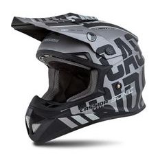 Motocross Helmet CASSIDA CROSS CUP SONIC JUNIOR matt grey / black