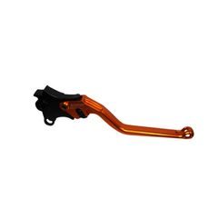 BRAKE LEVER ACCOSSATO FIXED CNC-WORKED ALUMINIUM, ORANGE