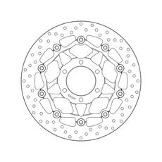 KOČIONA DISK BREMBO 78B40874 FLOATING