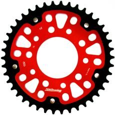 REAR SPROCKET SUPERSPROX STEALTH RST-1332:42-RED CRVEN 42T, 525