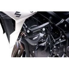 FRAME SLIDERS PUIG PRO 5687N BLACK WITH GREY RUBBER