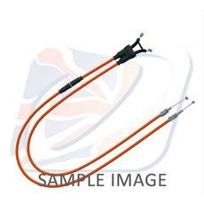 THROTTLE CABLES (PAIR) VENHILL T01-4-139-OR FEATHERLIGHT ORANGE