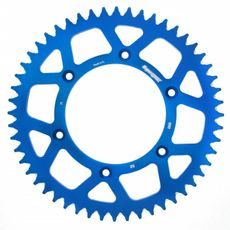 REAR ALU SPROCKET SUPERSPROX RAL-990:52-BLU PLAVI 52T, 520