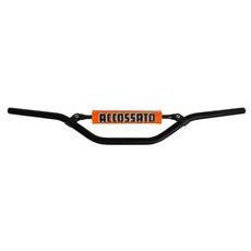 HANDLEBAR ACCOSSATO ALUMINIUM, 22 MM CRNI