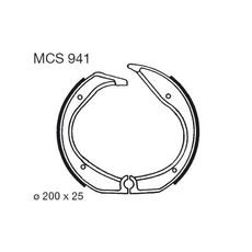 ČELJUSTI KOČNICA (PAKNE) LUCAS MCS 941