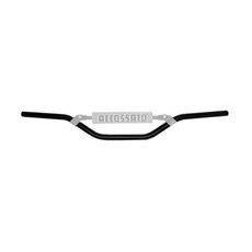 HANDLEBAR ACCOSSATO ALUMINIUM, 22 MM CRNI