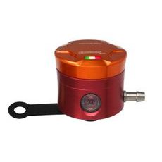 BRAKE FLUID RESERVOIR ACCOSSATO CNC-WORKED STRAIGHT BRACKET INCLUDED ORANGE