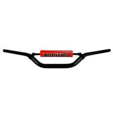 HANDLEBAR ACCOSSATO ALUMINIUM, 28.5 MM CRNI