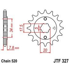 PREDNJI LANČANIK JT JTF 327-11 11T, 520