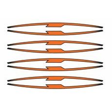 RIM STRIP PUIG 21833T ORANGE SET OF 8 RIM STRIPS