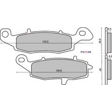 DISK PLOČICE RMS 225101240 ORGANIC
