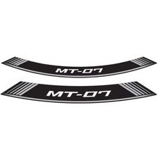 RIM STRIP PUIG MT-07 9136P SILVER SET OF 8 RIM STRIPS