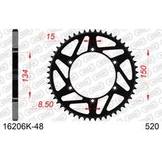 LANČENIK ZADNJI AFAM 16206K-48 48T, 520 CRNI