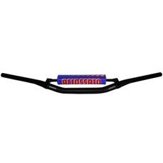 HANDLEBAR ACCOSSATO ALUMINIUM, 28.5 MM CRNI