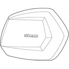 SPARE PART SC LID SHAD D1B35TRR RIGHT ALU
